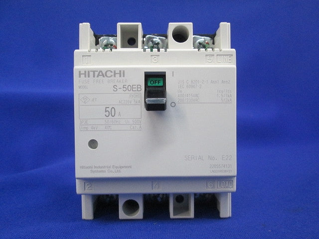配線用遮断機3P3E50A S-50EB