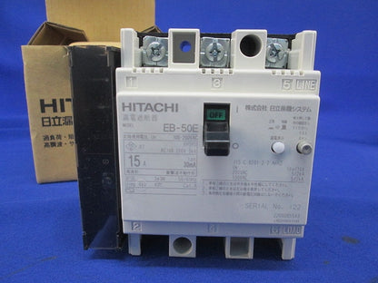 漏電遮断器 3P3E15A EB-50E