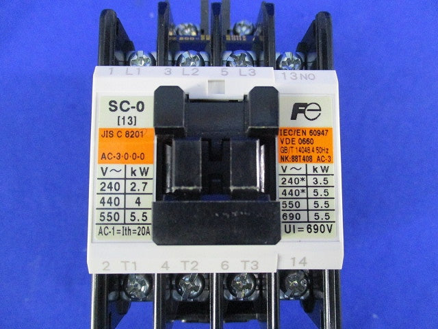 電磁接触器200V SC-0