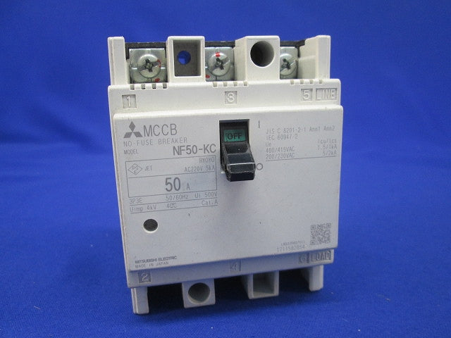 ノーヒューズブレーカー 3P3E50A NF50-KC