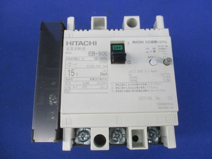 漏電遮断器 3P3E15A EB-50E