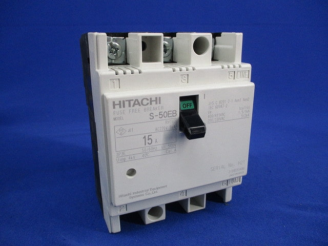 配線用遮断機3P3E15A S-50EB