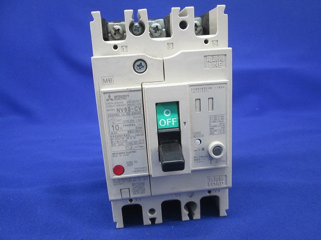 漏電遮断器3P3E10A NV63-CV