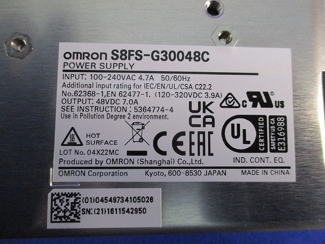 スイッチング・パワーサプライ S8FS-G30048C