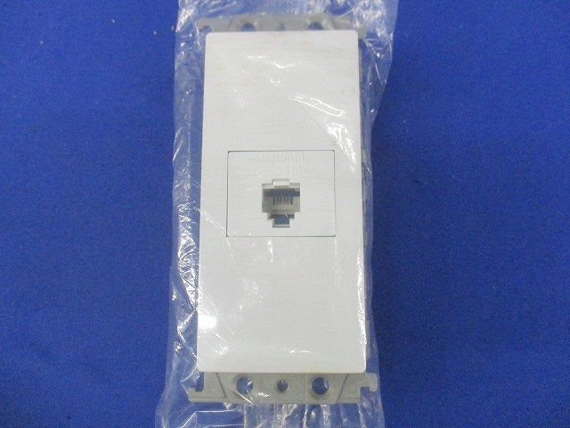 埋込テレホンモジュラジャック(ホワイト)(4個入) WTF1564
