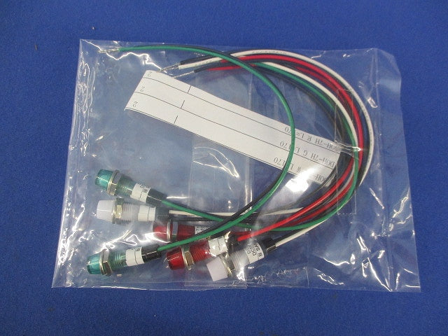 LED表示灯 L=170(色混在・赤緑白)(6個入) DOH-7HW他