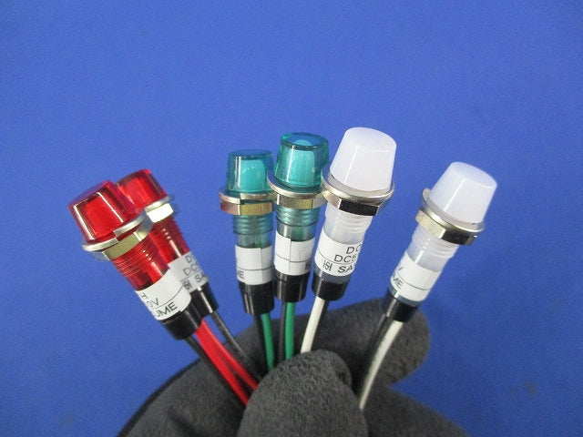 LED表示灯 L=170(色混在・赤緑白)(6個入) DOH-7HW他