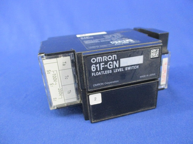 フロートなしスイッチ 100/200VAC(テプラ有)(キズ・汚れ有) 61F-GN