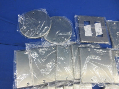 新金属プレート・カバープレート等セット(混在31枚入) WN6592K他