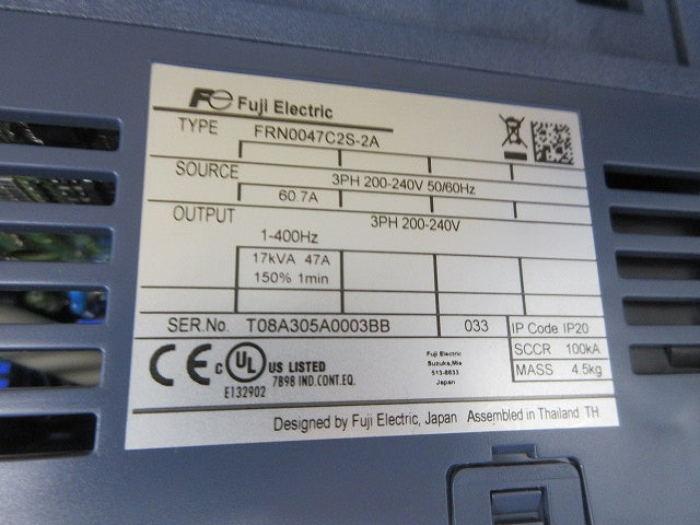インバータ AC DRIVE FRN0047C2S-2A