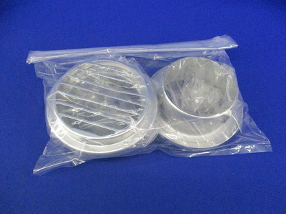外壁用アルミ製換気口(ベントキャップ・薄型)φ100(2個入) SV100G