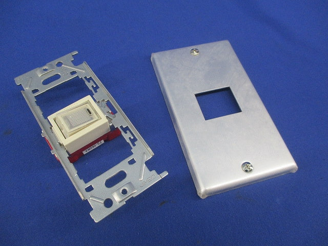チェック用埋め込みオーロラマークスイッチ・プレートセット JEC-BN-1MCR他