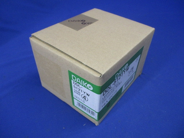 軒下兼用LEDダウンライト φ100 2700K 電球色 非調光 DDL-5121YW