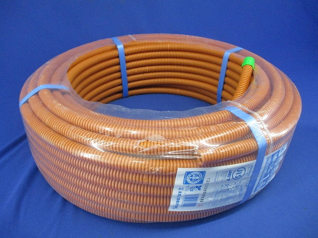 ミラフレキCD φ14×50m オレンジ/ラインなし MFCD-14