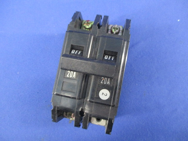 サーキットブレーカ2P20A(ジャンク品) TB-5S