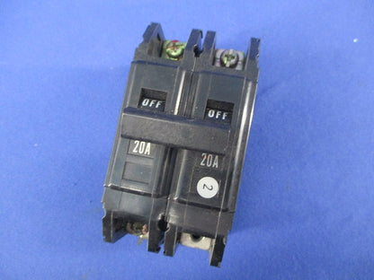サーキットブレーカ2P20A(ジャンク品) TB-5S