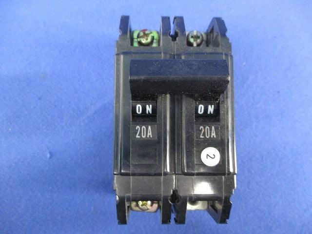 サーキットブレーカ2P20A(ジャンク品) TB-5S