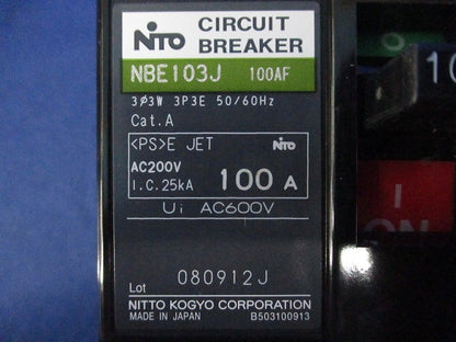 サーキットブレーカ3P3E100A NBE103J