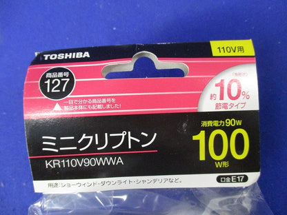 ミニクリプトン電球(5個入)E17 KR110V90WWA