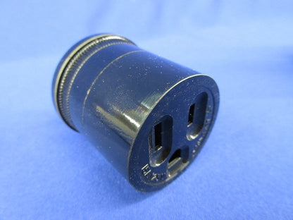 接地2P15Aコードコネクタボディ(コードクリップ付)(3個入) WA1519