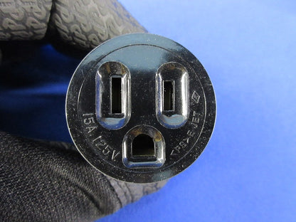 接地2P15Aコードコネクタボディ(コードクリップ付)(3個入) WA1519