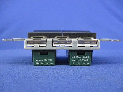 埋込ロングハンドルスイッチセット(マットブラック) WNSS53595B