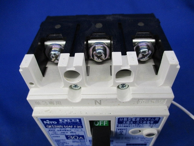 漏電ブレーカ3P3E30A(単3中性線欠相保護付) GK53WN
