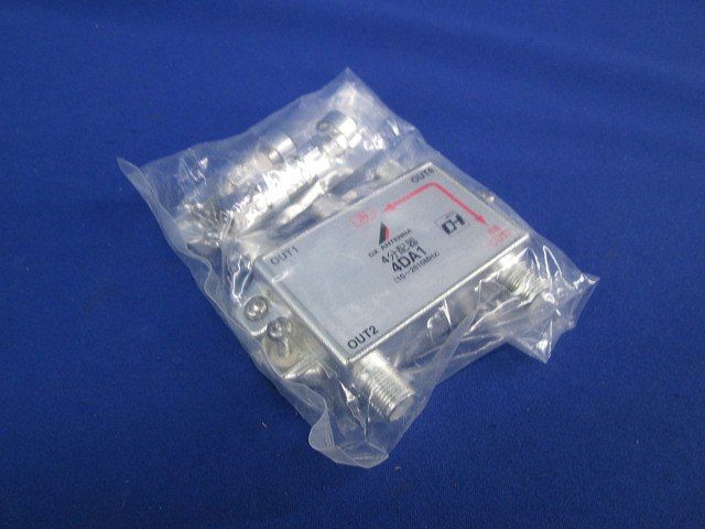 共同受信用4分配器(10~2610MHz帯用・1端子間通電仕様) 4DA1