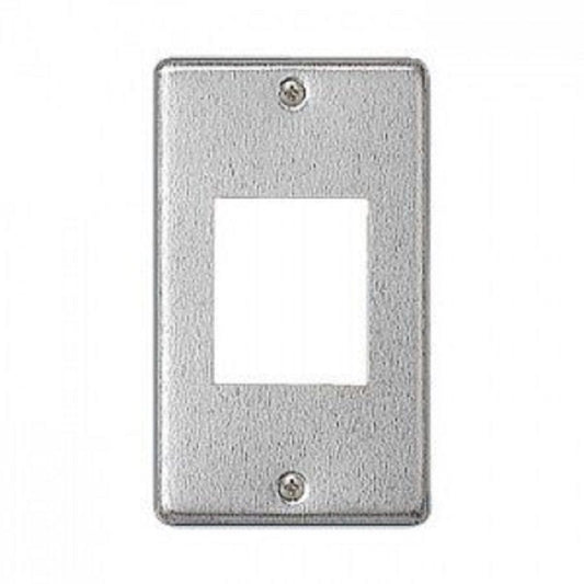 配線器具 [フルコート加工]新金属角型埋込コンセントプレート WN7521