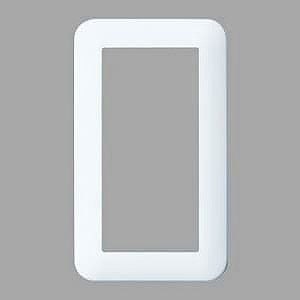 コスモシリーズワイド21 ラウンド用腰高スイッチプレート ホワイト 	WTC7051W