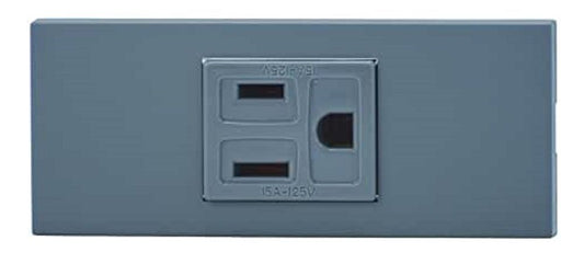 神保電器/KAGラインアップ 接地コンセントセット ソリッドグレー(SG) KAG1510 KAG1510