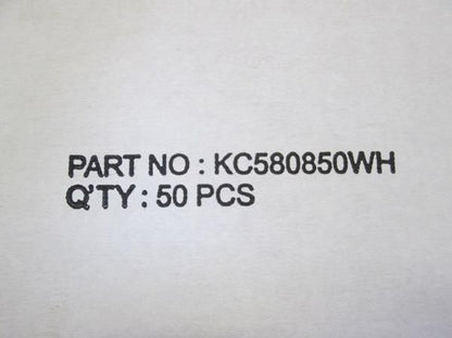 キーストンジャック(50個入) KC580850WH