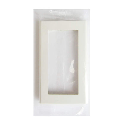 ワイド プレート ホワイト色 1連用 スクエア WT8101W