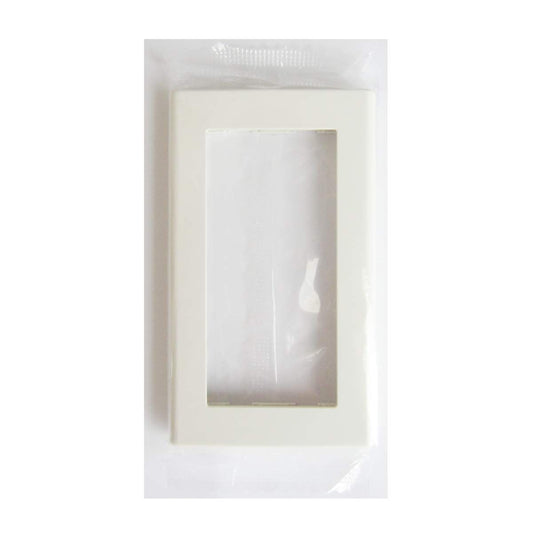 ワイド プレート ホワイト色 1連用 スクエア WT8101W