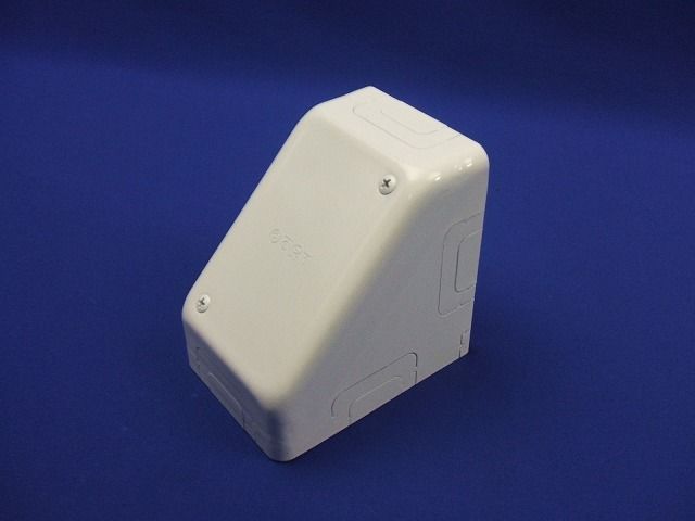 コーナーボックス 見切り縁ノック付き B型 ホワイト 《メタルモール付属品》 M246