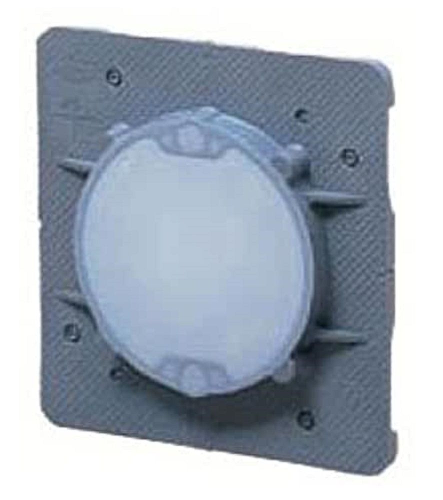 未来工業 塗代付中形四角用プラ塗代カバー(ワンタッチタイプ)丸型 10個価格 OF-11PY OF-11PY