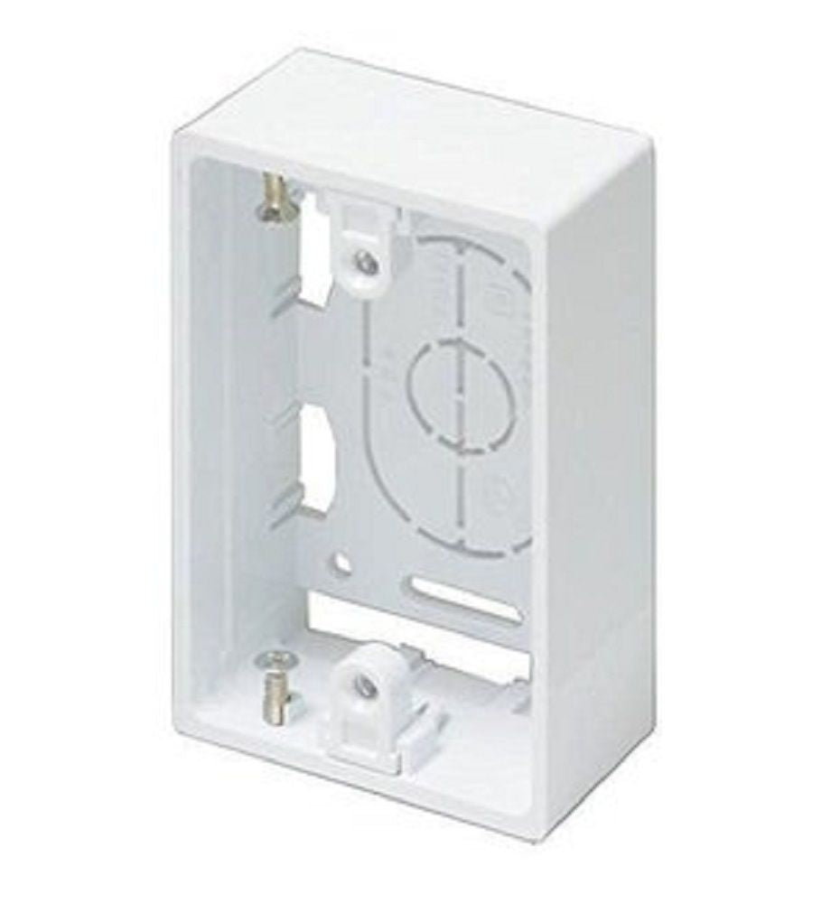 ニュー・エフモール付属品-露出ボックス(1個用・深型・ホワイト) SFBF12