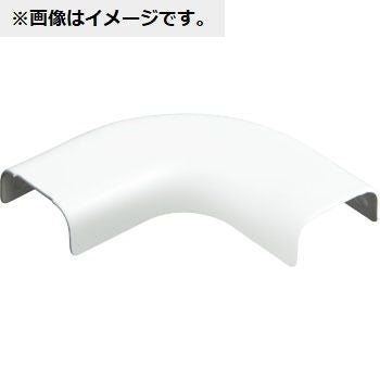 A型フラットエルボ[後付け型](色：ホワイト)20個入 DZA129W-20