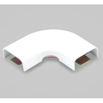 フラットエルボ A型 ホワイト 《メタルモール 付属品》20個入り A1032-20