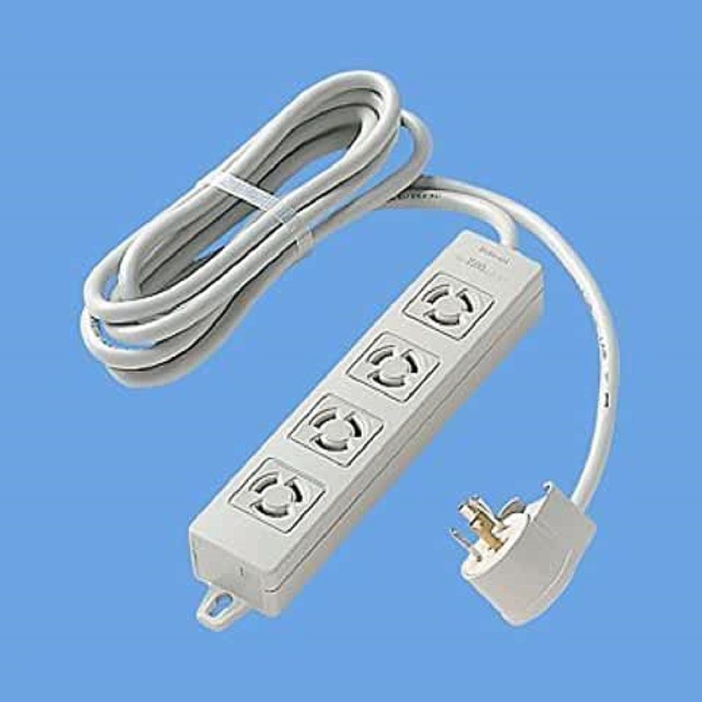 OAタップ引掛形 4コ口 (3mコード付) WCH2634H
