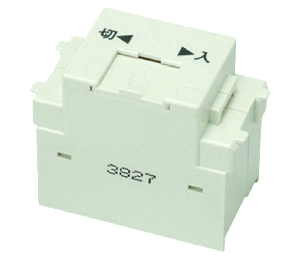 ピュアホワイト埋込モジュラージャック 埋込分離器 ノンショーティングタイプ JEC BN CM6JPW