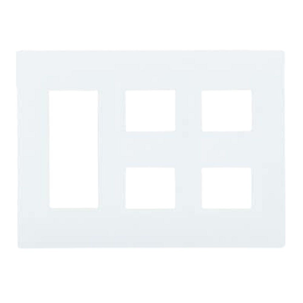 配線器具アドバンスシリーズ コンセントプレート6コ用(マットホワイト) WTL7087W