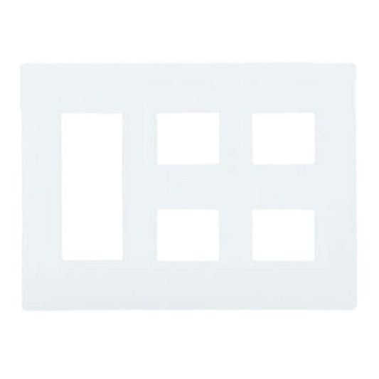 配線器具アドバンスシリーズ コンセントプレート6コ用(マットホワイト) WTL7087W