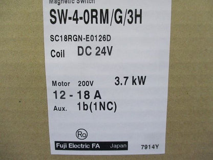 可逆形電磁開閉器DC24V SW-4-0RM/G/3H