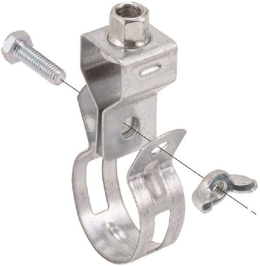 電線用吊りバンド W3/8 呼び39 外径φ38.1mm 溶融亜鉛めっき鋼板 10個入 SB39C-10