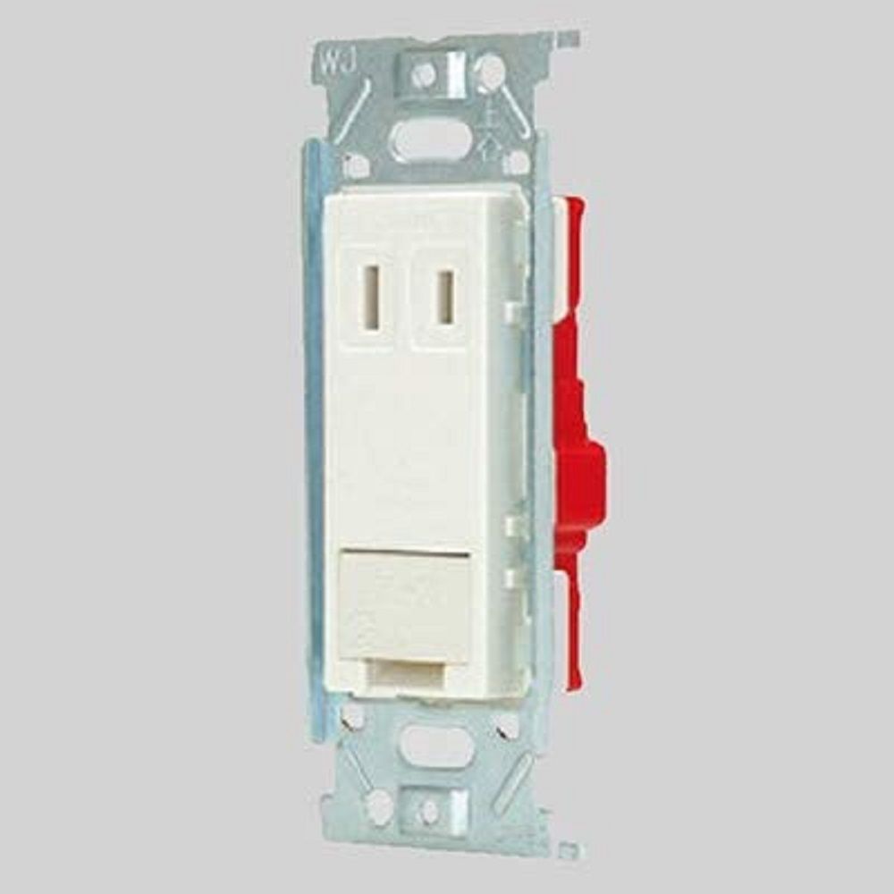 ニューマイルドビーシリーズ 埋込アースターミナル付シングルコンセント  ピュアホワイト JEC-BN-5EPW