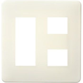 パナソニック モダンプレート5コ用(ミルキーホワイト)１０個入 WN6005W-10