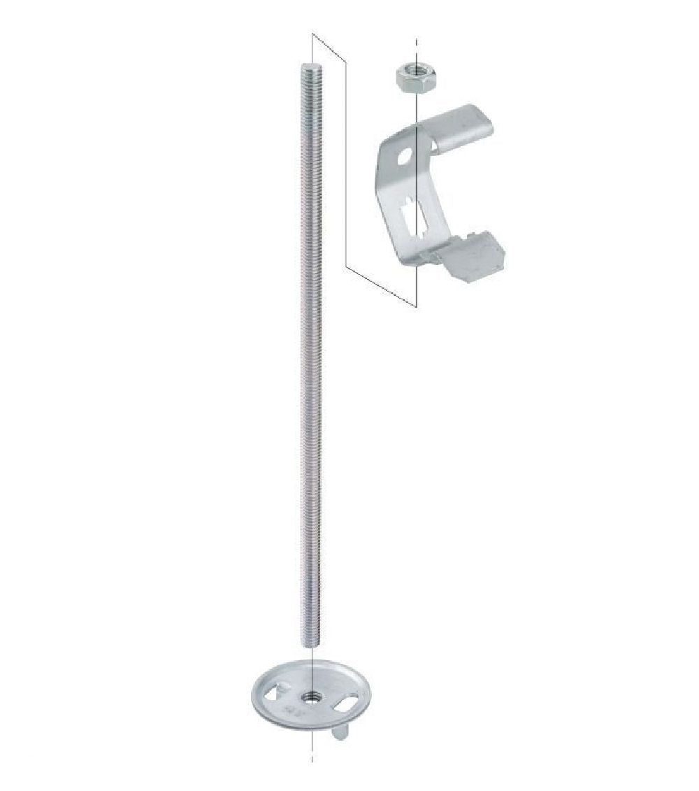 照明器具支持金具 軽みぞ形鋼用 20個入り HR9H-20
