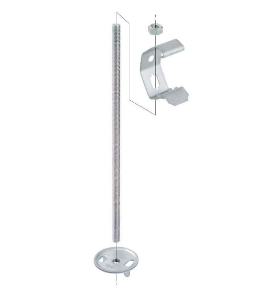 照明器具支持金具 軽みぞ形鋼用 20個入り HR9H-20