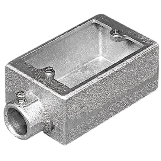 ねじなしTC露出スイッチボックス 厚鋼用 HDZ 溶融亜鉛めっき 1方出 1個用 サイズ28 TCS11Z28